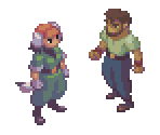 Sandflier Wharf NPCs - Breath of Fire 4