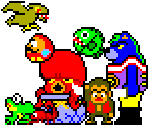 Enemies - Alex Kidd in Miracle World