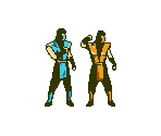 Sub-Zero and Scorpion - Mortal Kombat II (Bootleg)