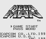 Title Screen & Menus - Mega Man: Dr. Wily's Revenge