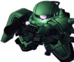 Zaku II High Mobilty Type - SD Gundam G Generation Overworld
