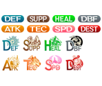 Character Role Icon - Touhou LostWord