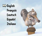 Language Select Screen (EU) - Ice Age