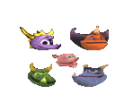 Character Icons - Spyro 2: Ripto's Rage!
