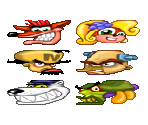 Character Icons - Crash Bash