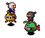 Rideable Enemy Characters - Super Bomberman 4 (JPN)