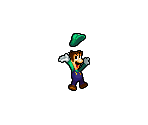 Unused Luigi Sprites - Mario & Luigi: Dream Team