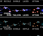 Power Meter Select Screen - Gradius II (JPN)