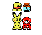 General Sprites - 8 in 1 Supergame Multicart: Pocket World (Bootleg)