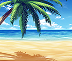 Backgrounds - Sakura Beach 2
