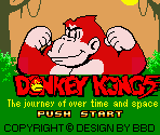 Title Screen, Intro, and Other Screens - Donkey Kong 5: The Journey of Over Time and Space (Bootleg)