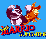 Title Screen (Super Marrio Sunshine) - Donkey Kong 5: The Journey of Over Time and Space (Bootleg)