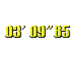Timer Numbers - F-Zero