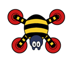 Scuttlebugs (New Super Mario Bros., Paper Mario-Style)