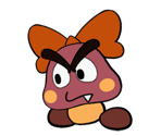 Goombaria (Paper Mario-Style)