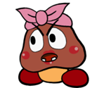 Goommama (Paper Mario-Style)