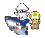 Blooper, Sushi, & Shroomlock