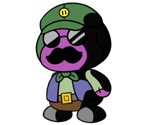 Twilight Town Shopkeeper (Paper Mario-Style)