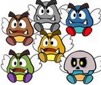 Paragoombas (Paper Mario-Style)