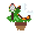 Fire Piranha Plant (Super Mario Maker-Style)