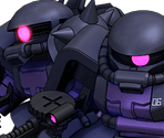 Black Tri-Stars' Zaku II High Mobility Type