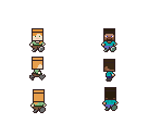 2D Minecraft sprite pack