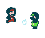 Penguin Mario & Penguin Luigi (Super Mario Bros. 3 NES-Style)