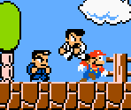 Kunio & Riki (Super Mario Maker-Style)