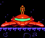 Samus's Gunship (Zero Mission, NES-Style)