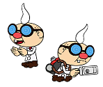 Professor E Gadd (Paper Mario-Style)