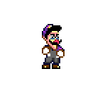 Waluigi (Super Mario World-Style)