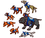 Eight Ninja Hounds and Pakkun