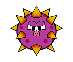 Urchin (Paper Mario-Style, Modern)