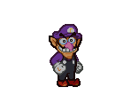 Waluigi (Paper Mario N64-Style)