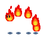 Lava Bubble and Firesnake (Mario & Luigi: Superstar Saga-Style)