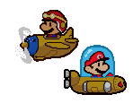 Sky Pop & Marine Pop (Paper Mario N64-Style)