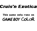 Game Boy Error Message