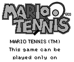 Game Boy Error Message