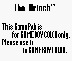 Game Boy Error Message