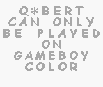 Game Boy Error Message