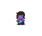 Pixilart - deltarune sans battle sprite by fusion12345