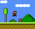 Grass Stage Tileset (NES-Style)