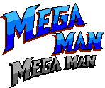 Mega Man Box Art Logo (NES & GB Style)