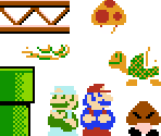 Super Mario Bros. Sprites (Pre-Release, Expanded)