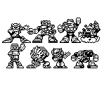 Mega Man 7 Robot Masters (Game Boy-Style)