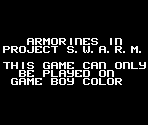 Game Boy Error Message