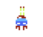 Mr. Krabs (Atari 2600-Style)