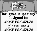 Game Boy Error Message