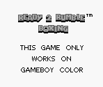 Game Boy Error Message