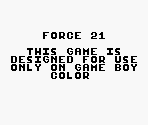 Game Boy Error Message